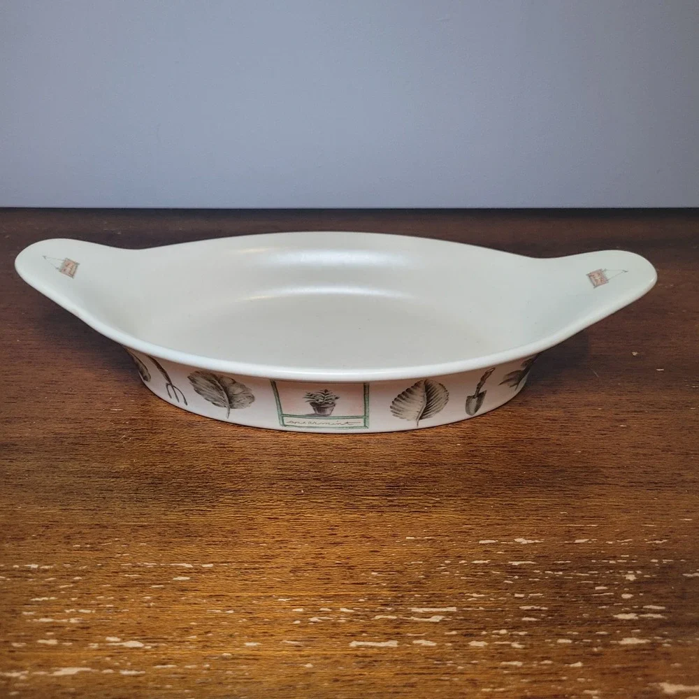 Pfaltzgraff Naturewood 11 Inch Au Gratin Dish Garden Baking Pan‎